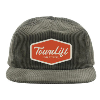 TownLift Vintage Corduroy Hat Green